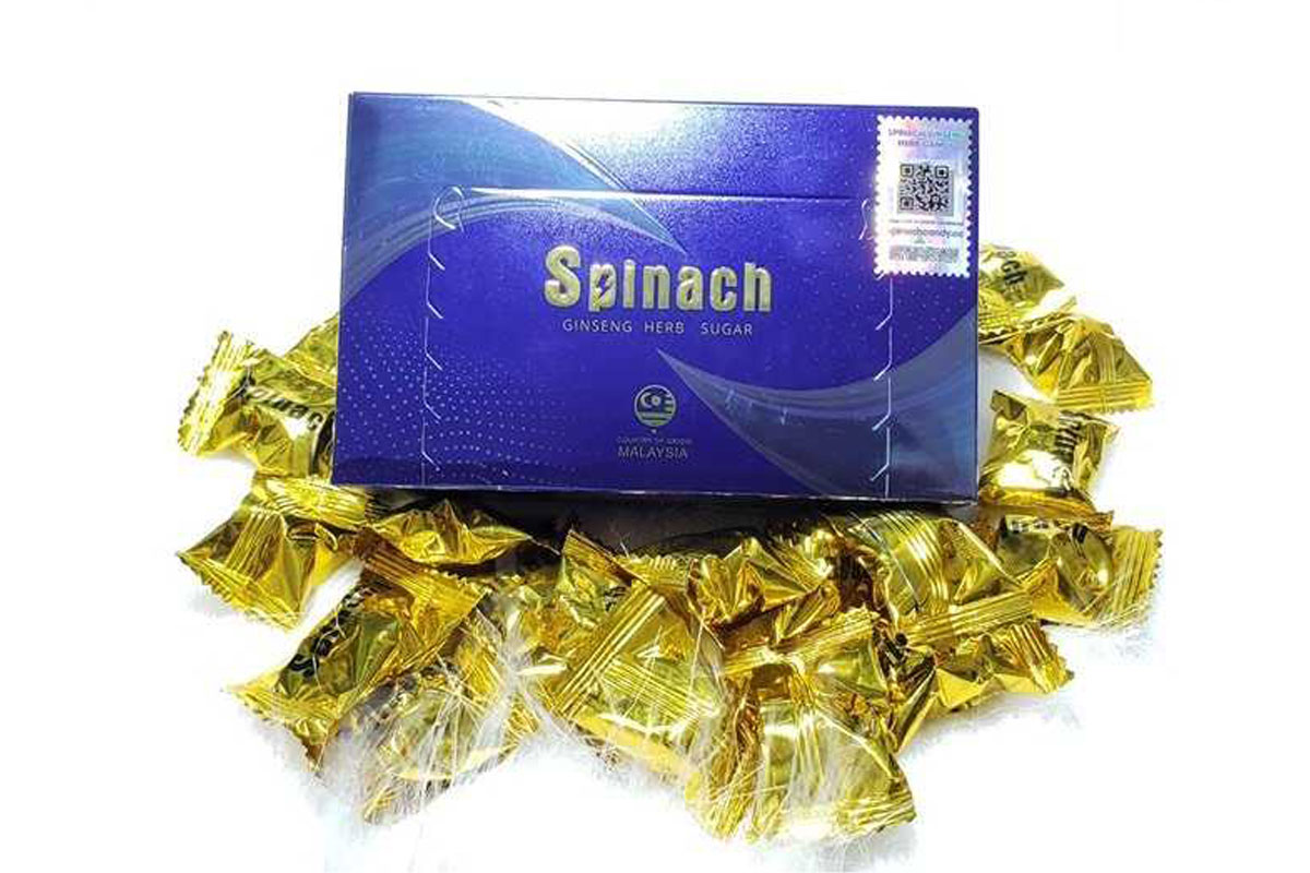 Kẹo ngậm nhân sâm Spinach cao cấp tăng cường sinh lý 