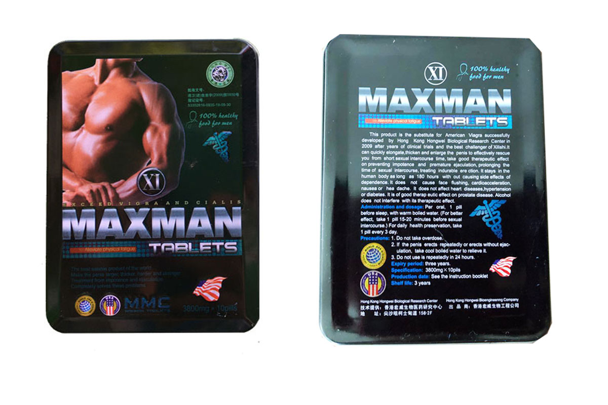 Thuốc cường dương Maxman 3800mg dành cho nam giới