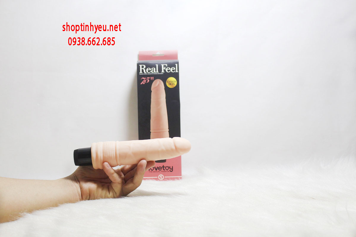 duong-vat-gia-cam-tay-Real-Feel-7.5-4 Dương vật giả Lovetoy 7.5 cầm tay siêu mềm