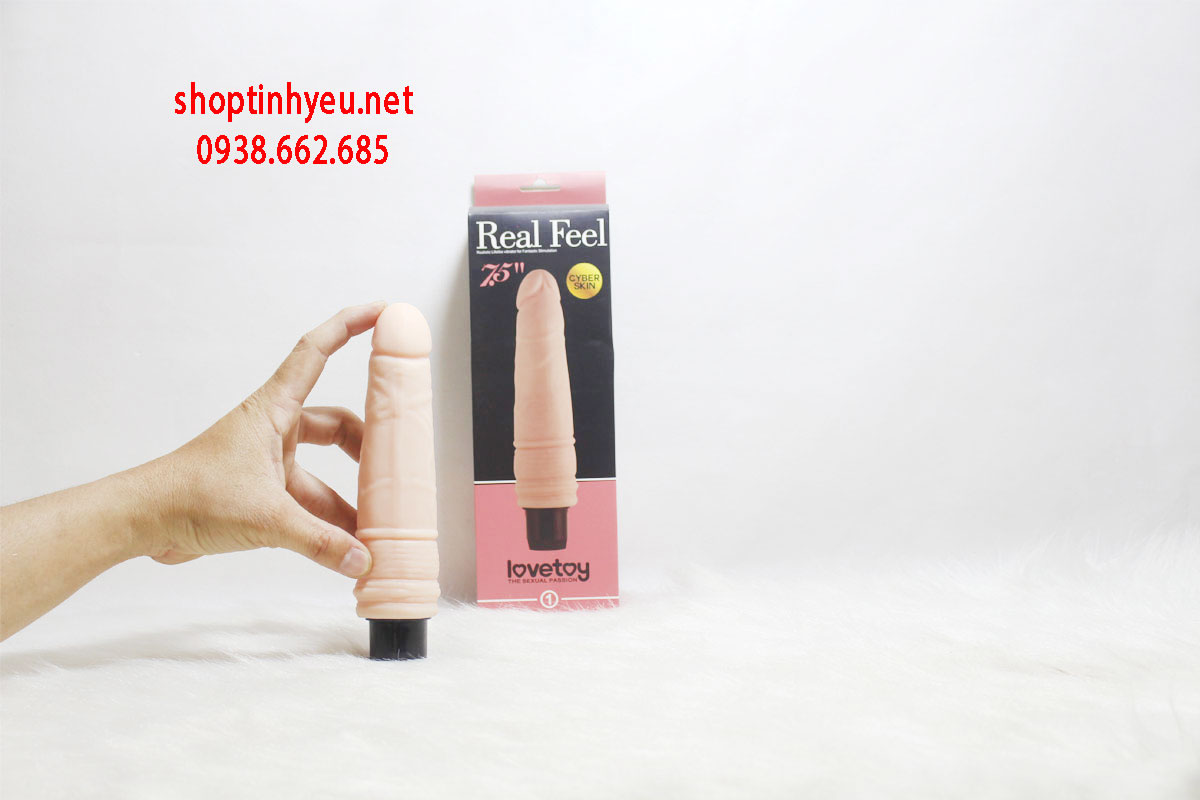 duong-vat-gia-cam-tay-Real-Feel-7.5-5 Dương vật giả Lovetoy 7.5 cầm tay siêu mềm