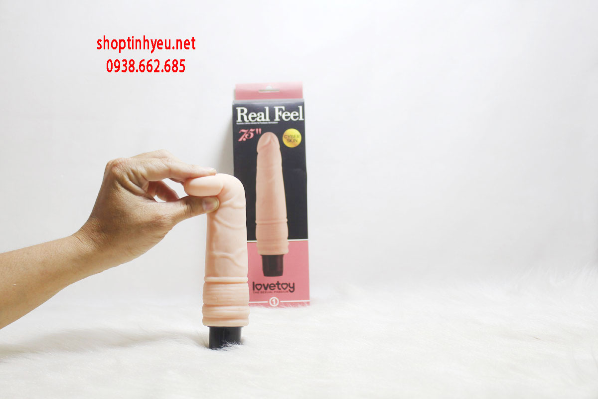 duong-vat-gia-cam-tay-Real-Feel-7.5-6 Dương vật giả Lovetoy 7.5 cầm tay siêu mềm